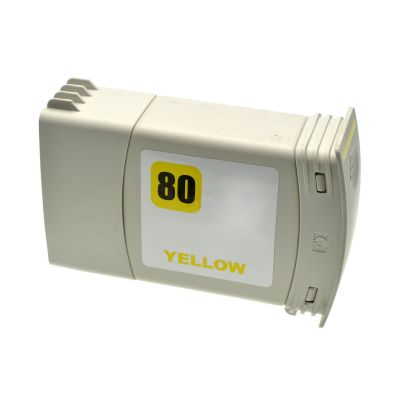 Alternativ-Tinte für HP No. 80 / C4848A gelb