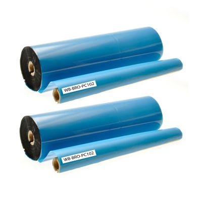 Alternativ-Faxrolle Doppelpack für Brother PC 102 RF