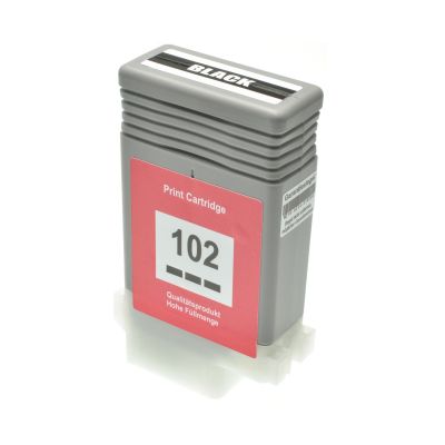Alternativ-Tinte für Canon PFI-102 BK / 0895B001 schwarz