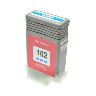 Alternativ-Tinte für Canon PFI-102 C / 0896B001 cyan