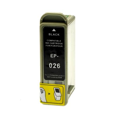 Alternativ-Tinte für Epson T026 / C13T02640110 schwarz