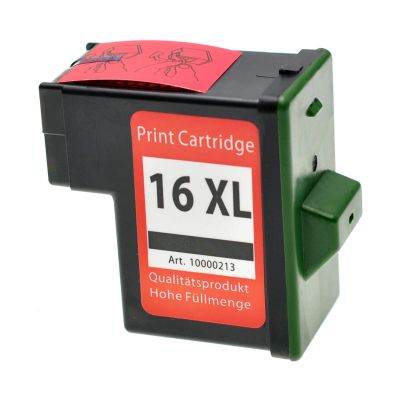 Alternativ-Tinte für Lexmark No. 16 / 010N0016E XL-Version schwarz