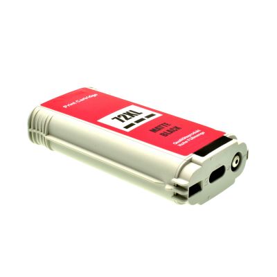 Alternativ-Tinte für HP No.72 / C9403A matt schwarz