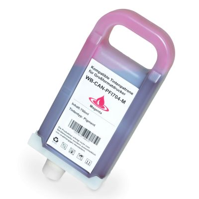 Alternativ-Tinte für CANON PFI-704 M / 3863B005 magenta