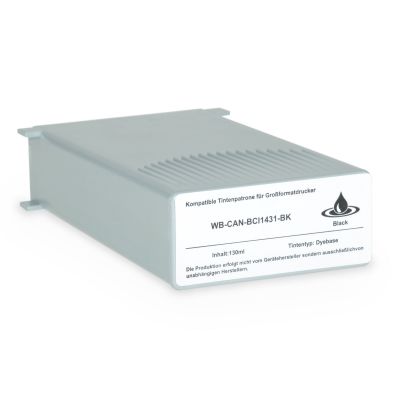 Alternativ-Tinte für CANON BCI-1431 BK / 8963A001 schwarz