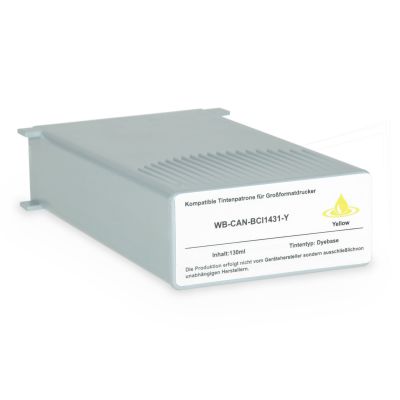 Alternativ-Tinte für CANON BCI-1431 Y / 8972A001 gelb
