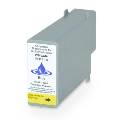 Alternativ-Tinte für CANON PFI-101 B / 0891B001 blau