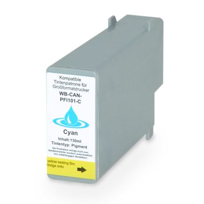 Alternativ-Tinte für Canon PFI-101 C / 0884B001 cyan