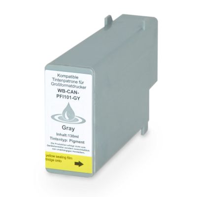 Alternativ-Tinte für Canon PFI-101 GY / 0892B001 grau