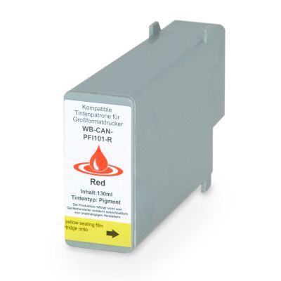 Alternativ-Tinte für Canon PFI-101 R /  0889B001 rot