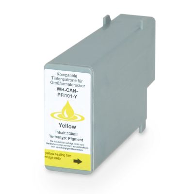 Alternativ-Tinte für Canon PFI-101 Y / 0886B001 gelb