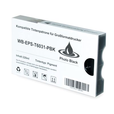 Alternativ-Tinte für EPSON T6031 / C13T603100 photoschwarz