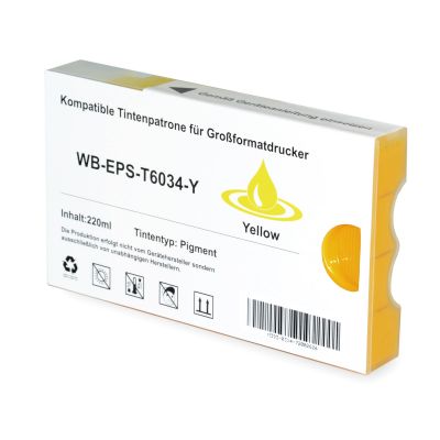 Alternativ-Tinte für EPSON T6034 / C13T603400 gelb