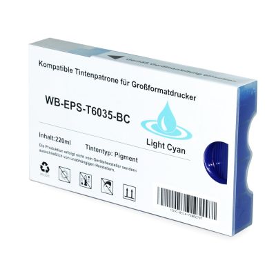 Alternativ-Tinte für EPSON T6035 / C13T603500 photocyan