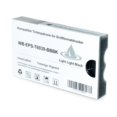 Alternativ-Tinte für EPSON T6039 / C13T603900 schwarz