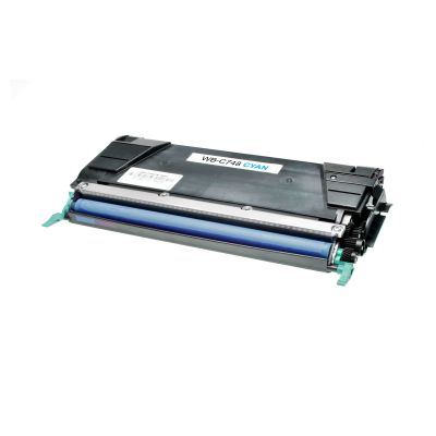 Alternativ-Toner für LEXMARK C748H1CG / C748H2CG XL-Version cyan