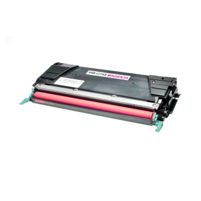 Alternativ-Toner für LEXMARK C748H1MG / C748H2MG XL-Version magenta