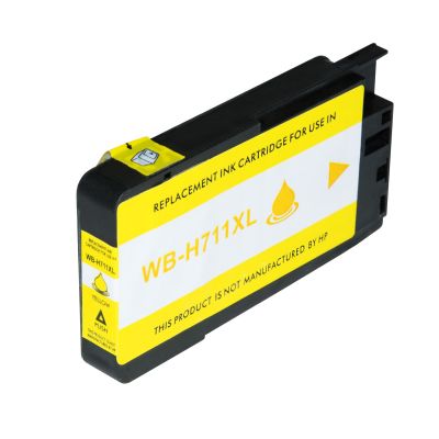 Alternativ-Tinte für HP No. 711 / CZ132A gelb