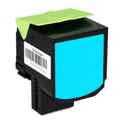Alternativ-Toner für LEXMARK 800X2 / 802XC / 80C0X20 / 80C2XC0 XL-Version cyan
