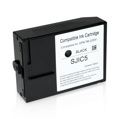 Alternativ-Tinte für Epson SJIC-5-K / C33S020271 schwarz