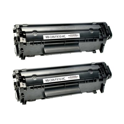Sparset Doppelpack Alternativ-Toner für Canon FX-10 / 0263B002 schwarz