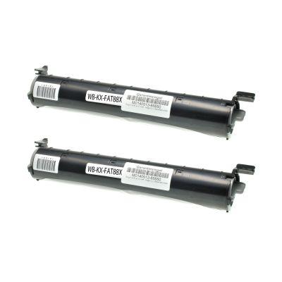 Sparset Doppelpack Alternativ-Toner für Panasonic KXFAT88X KX-FL 401 G/KX-FL 401 GW/KX-FL 421 G