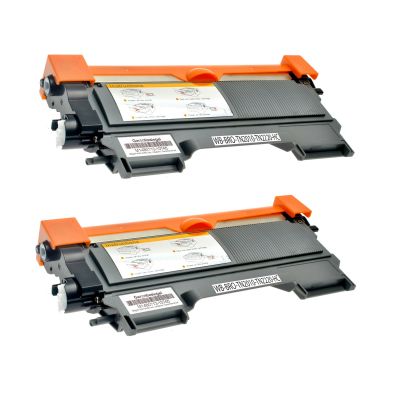 Sparset Doppelpack Alternativ-Toner für Brother TN-2220 schwarz