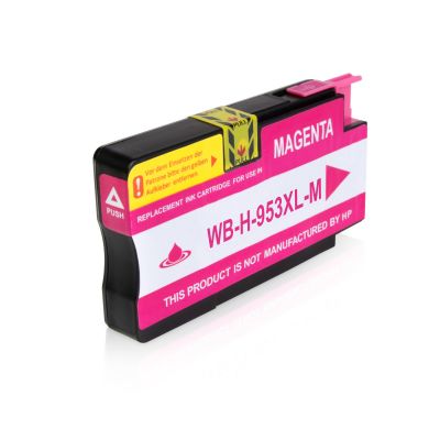 Alternativ-Tinte für HP 953XL / F6U17AE XL-Version magenta