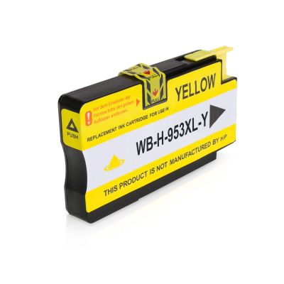Alternativ-Tinte für HP 953XL / F6U18AE XL-Version gelb