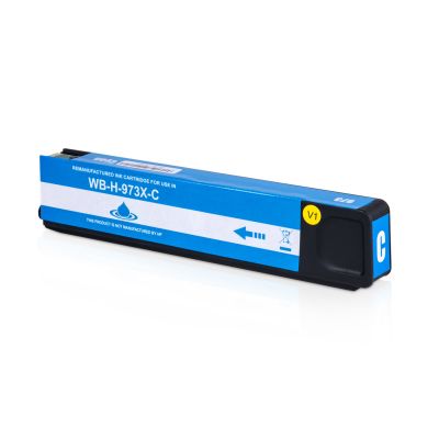 Alternativ-Tinte für HP No. 973X / F6T81AE XL-Version cyan
