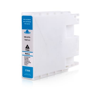 Alternativ-Tinte für Epson T9072 / C13T907240 XL-Version cyan