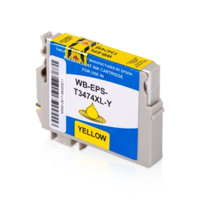 Alternativ-Tinte für EPSON 34XL / T3474 / C13T34744010 XL-Version gelb