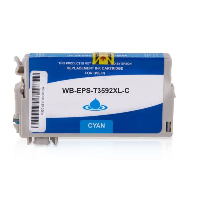 Alternativ-Tinte für EPSON 35XL / T3592 / C13T35924010 XL-Version cyan