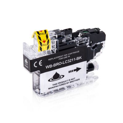 Alternativ-Tinte für BROTHER LC3211BK schwarz