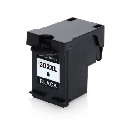 ECO-Tinte/Druckkopf (rebuilt) für HP 302XL / F6U68AE XL-Version schwarz