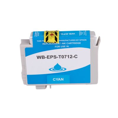 Alternativ-Tinte für Epson T0712 / C13T07124011 XL-Version cyan