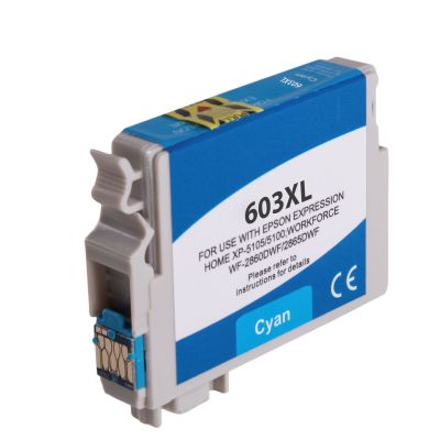 Alternativ-Tinte für Epson 603XL / C13T03A24010 XL-Version cyan
