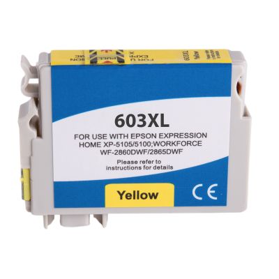 Alternativ-Tinte für Epson 603XL / C13T03A44010 XL-Version gelb