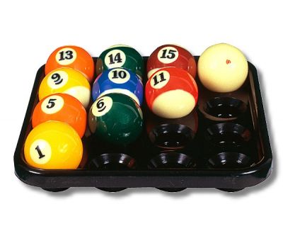 Balltablett für 16 Billardkugeln (57,2mm) 