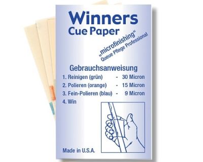 Winners Cue Paper (Set) Micro-Schleifpapier 