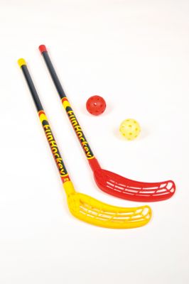 Funhockey-Schläger-Set (1 x 2er Set) inkl. 2 Bälle