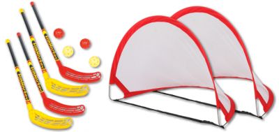 Funhockey Schlager 2 x 2er Set + Pop up Tor -Set MINI