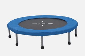 Trampolin GARLANDO, 122 cm Ø, faltbar, BLAU