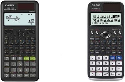 Casio FX-87DE Plus-2 Wissenschaftlich-Technischer Schulrechner & FX-991DE X wissenschaftlicher ClassWiz Rechner mit natürlichem Display 
