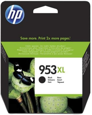 HP 953XL Schwarz Original Druckerpatrone mit hoher Reichweite für HP Officejet Pro 8210, 8710, 8720, 8730, 8740