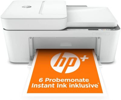 HP DeskJet 4120e Multifunktionsdrucker (HP+, Drucker, Kopierer, Scanner, mobiler Faxversand, WLAN, Airprint) inklusive 6 Monate Instant Ink 