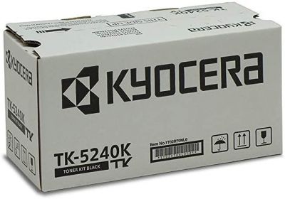 Kyocera TK-5240K Toner Schwarz, Original Tonerkartusche 1T02R70NL0. Kompatibel für ECOSYS M5526cdn, ECOSYS M5526cdw, ECOSYS P5026cdn, ECOSYS P5026cdw 