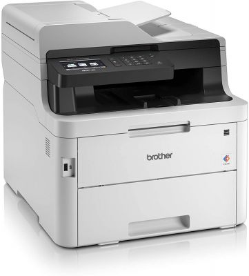 Brother MFC-L3750CDW Kompaktes 4-in-1 Farb-Multifunktionsgerät (24 Seiten/Min.) weiß 