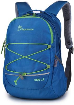 MOUNTAINTOP Children's Backpack, School Backpack, Small Daypack Kinder-rucksack Polyester, light blue