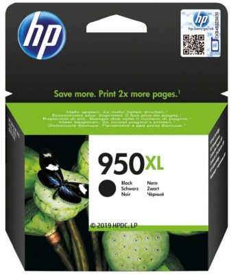 HP 950XL Schwarz Original Druckerpatrone mit hoher Reichweite für HP Officejet Pro 276dw, 8600, 8610, 8620, 251dw, 8100